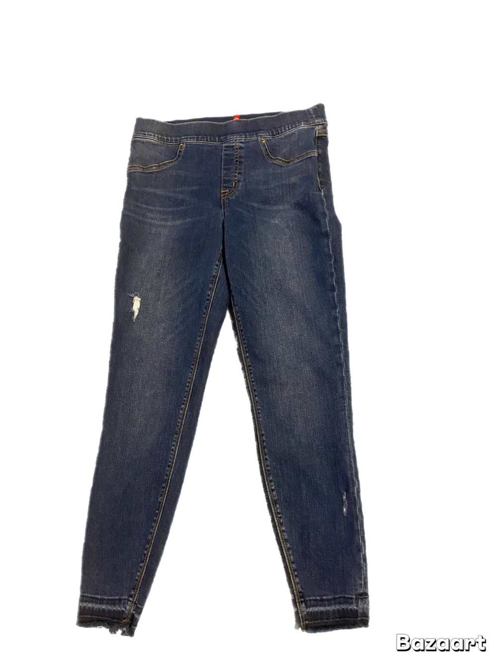 Spanx Denim Pull-On Skinny Jeggings Dark Wash